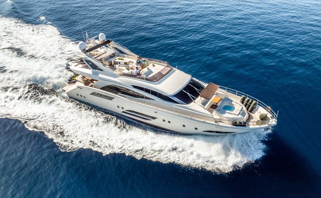 Dalia yacht charter Dominator Motor Yacht