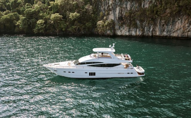 W J Lip yacht charter Princess Motor Yacht