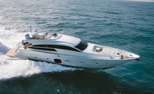 Doris V yacht charter Pershing Motor Yacht