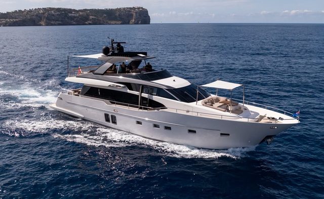 Moonshot Yacht Charter in The Balearics