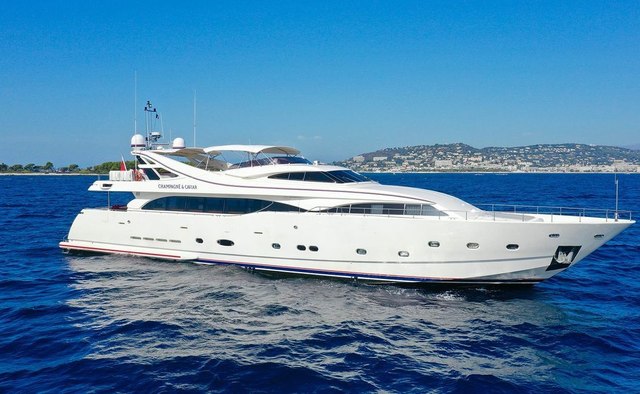 Champagne and Caviar Yacht Charter in Portisco