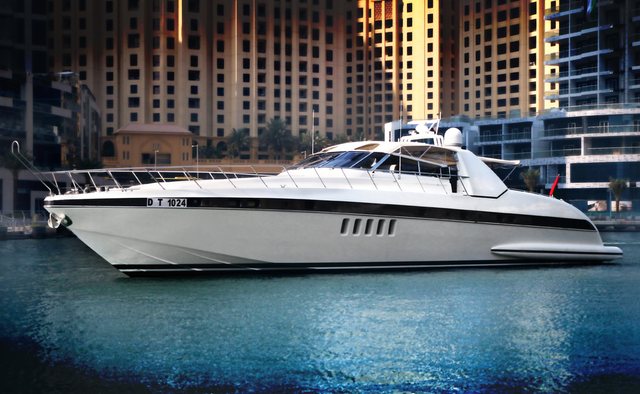 Time Out Umm Qassar yacht charter Overmarine Motor Yacht
                        