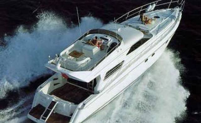 Livin Wright yacht charter Viking Yachts Motor Yacht
                        