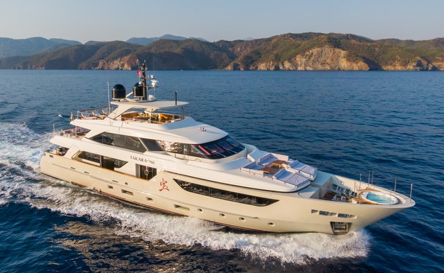 Takara One yacht charter Sanlorenzo Motor Yacht