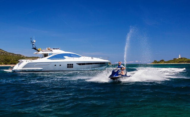 Toffee Crisp yacht charter Azimut Motor Yacht