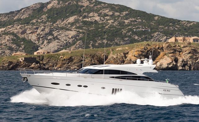 Aramis yacht charter Princess Motor Yacht