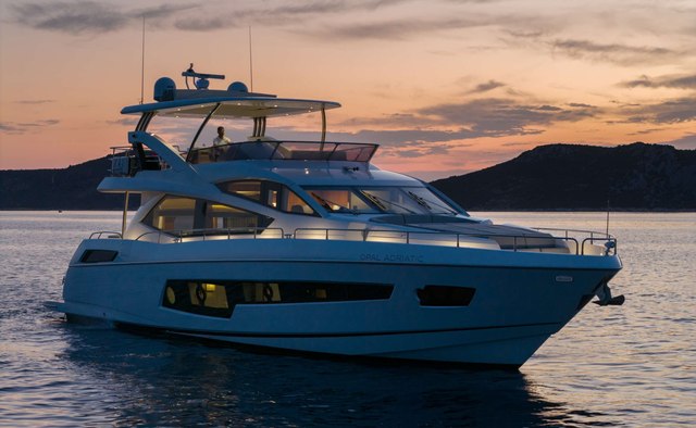 Opal Adriatic yacht charter Sunseeker Motor Yacht