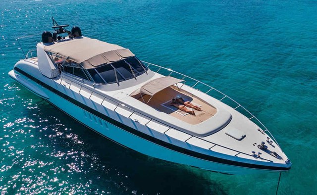 Aquarius M yacht charter Mangusta Motor Yacht