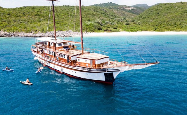 Aegeotissa II yacht charter Custom Sail Yacht