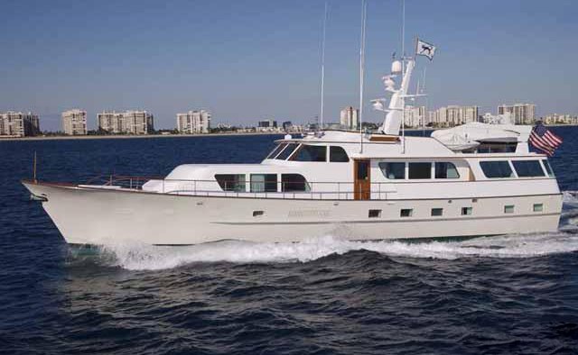 Class of '77 yacht charter Broward Motor Yacht
                        