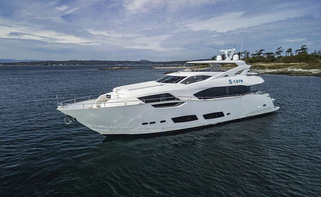 S-Cape yacht charter Sunseeker Motor Yacht