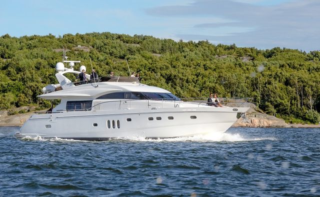 Drummer yacht charter Princess Motor Yacht