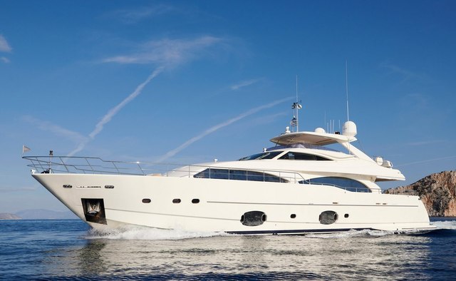 Watch Me yacht charter Custom Line Motor Yacht