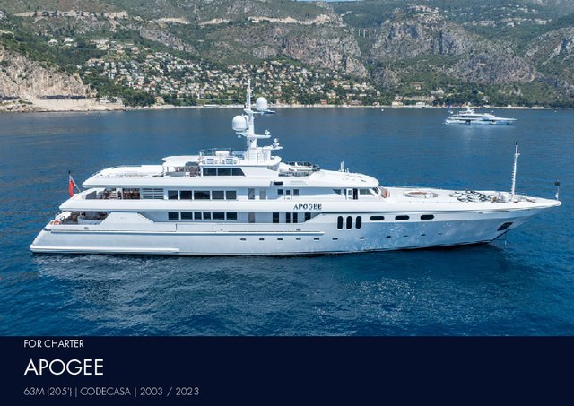 Download Apogee yacht brochure(PDF)