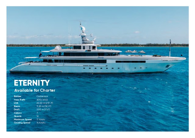 Download Eternity yacht brochure(PDF)