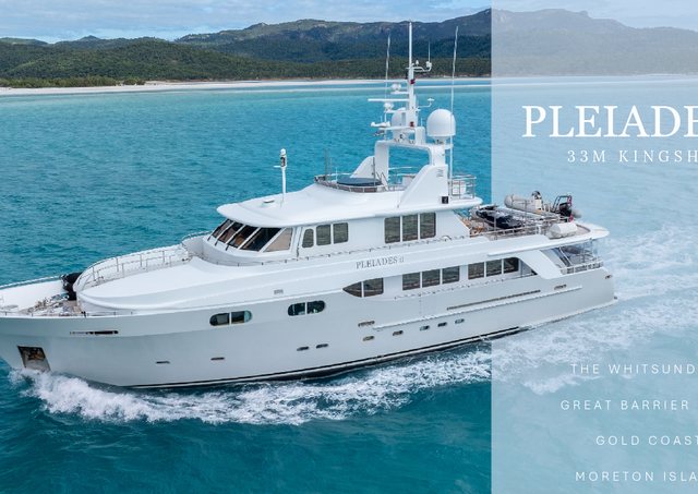 Download Pleiades II yacht brochure(PDF)