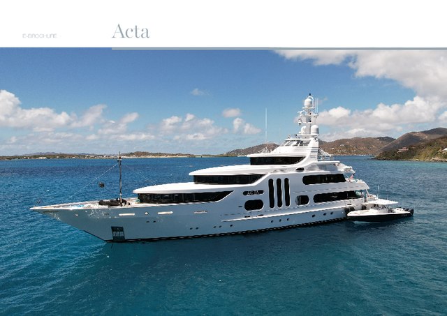 Download Acta yacht brochure(PDF)