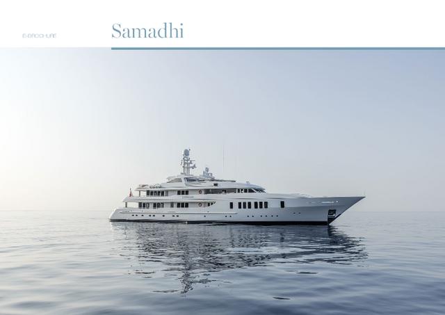 Download Samadhi yacht brochure(PDF)