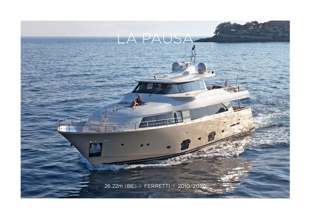 Download La Pausa yacht brochure(PDF)