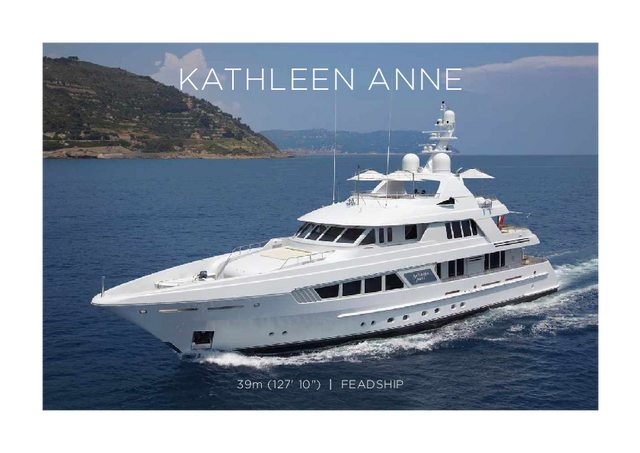 Download Kathleen Anne yacht brochure(PDF)