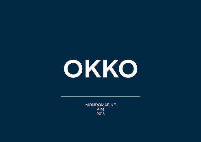Download Okko yacht brochure(PDF)