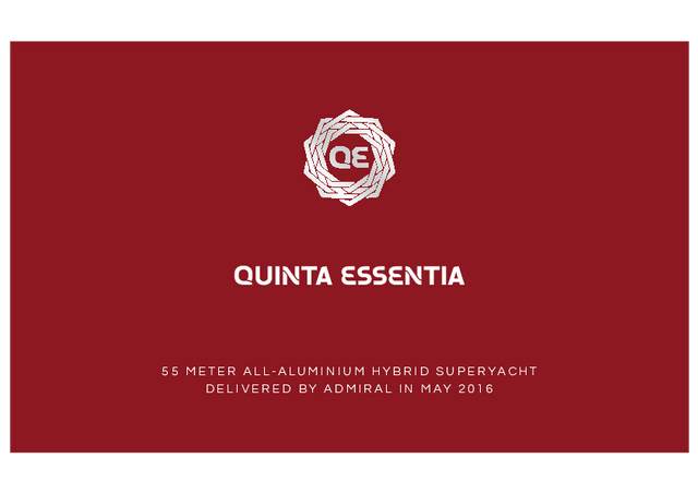 Download Quinta Essentia yacht brochure(PDF)
