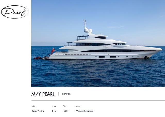 Download Pearl yacht brochure(PDF)