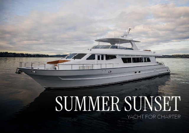 Download Summer Sunset yacht brochure(PDF)