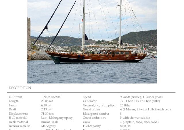 Download Mar & Mar yacht brochure(PDF)