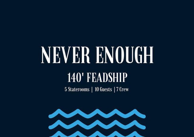 Download Never Enough yacht brochure(PDF)