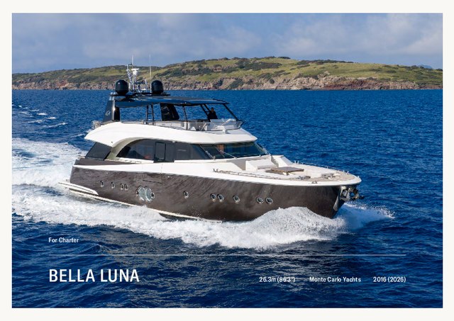 Download Bella Luna yacht brochure(PDF)