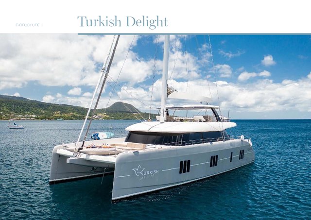 Download Turkish Delight yacht brochure(PDF)