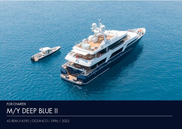 Download Deep Blue II yacht brochure(PDF)