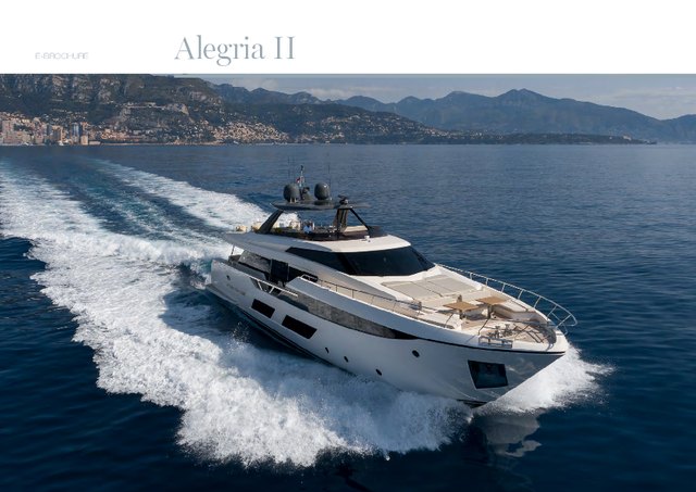 Download Alegria II yacht brochure(PDF)
