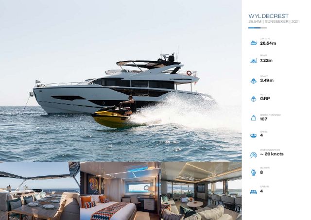 Download Wyldecrest yacht brochure(PDF)