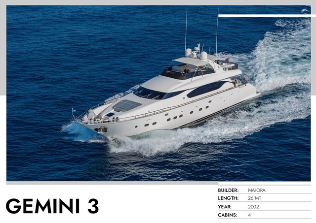 Download Gemini 3 yacht brochure(PDF)