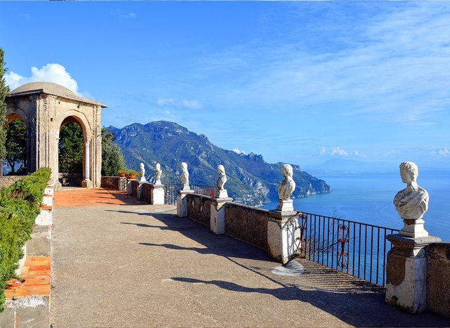 Town of Ravello in Italy