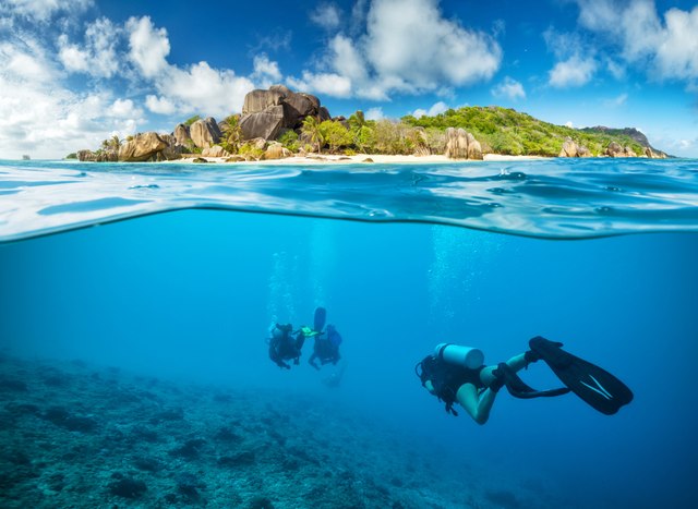 The best places to scuba dive during a Seychelles superyacht charter
