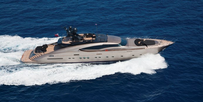 Defiant yacht charter Palmer Johnson Motor Yacht
                                