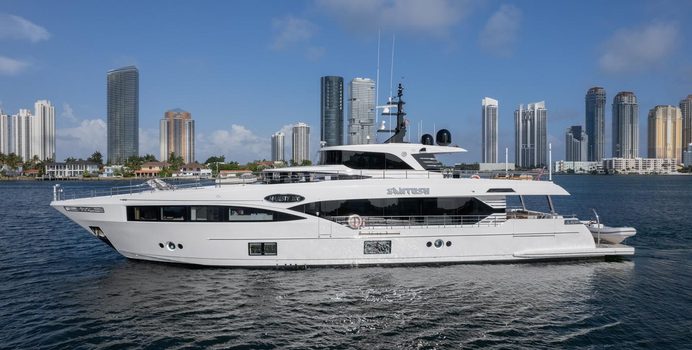 Santosh yacht charter Gulf Craft Motor Yacht
                                