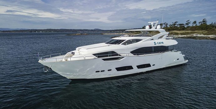 S-Cape yacht charter Sunseeker Motor Yacht
                                