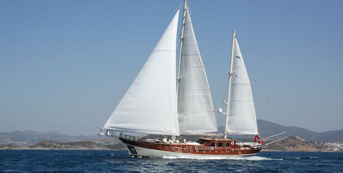 White Goose yacht charter Bodrum Shipyard Sail Yacht
                                