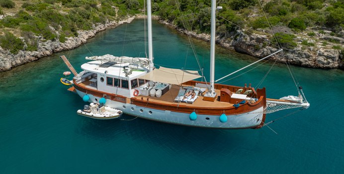 Green Ray yacht charter Custom Sail Yacht
                                