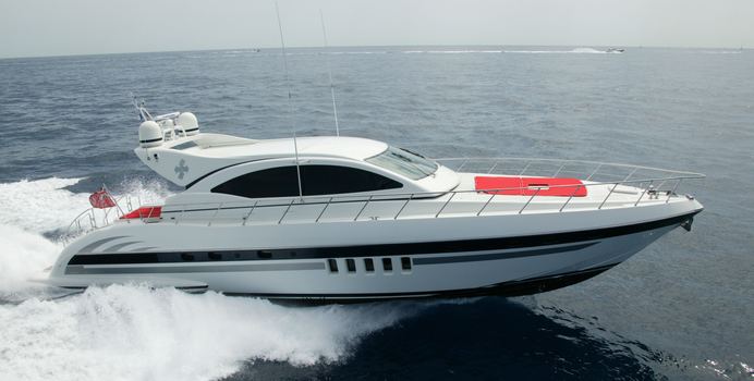 Lorelei yacht charter Overmarine Motor Yacht
                                