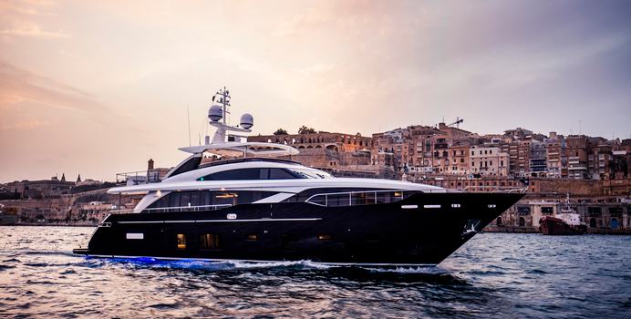 Bravo Zulu yacht charter Princess Motor Yacht
                                