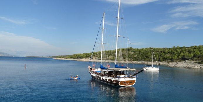 Malena yacht charter Custom Sail Yacht
