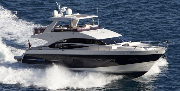 Carte Blanche III yacht charter Princess Motor Yacht
                                