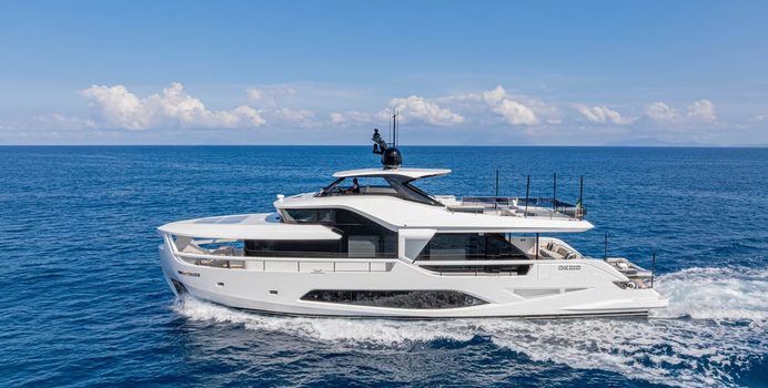 Trilogy yacht charter Ferretti Yachts Motor Yacht