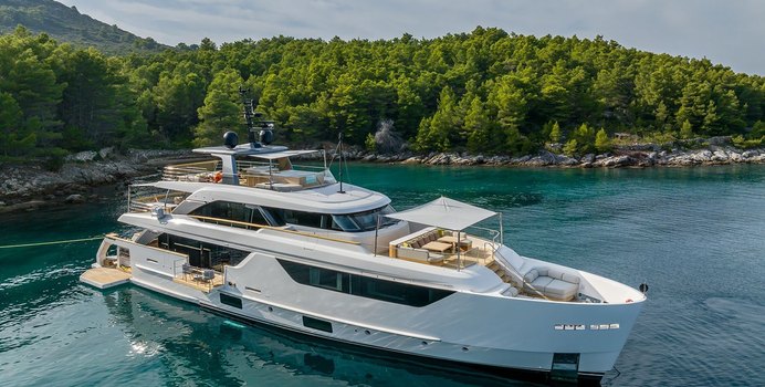 Eros yacht charter Sanlorenzo Motor Yacht
                                