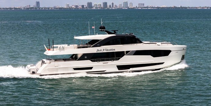 Just a Vacation yacht charter Ocean Alexander Motor Yacht
                                